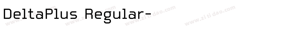 DeltaPlus Regular字体转换